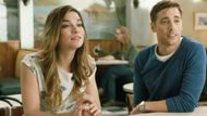 Dustin Milligan and Annie Murphy in Schitt's Creek (Image via CBC)